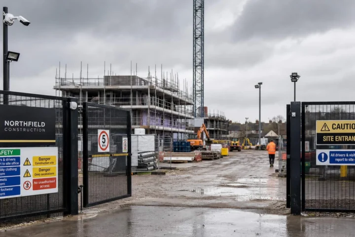Are construction sites required to have security in the uk