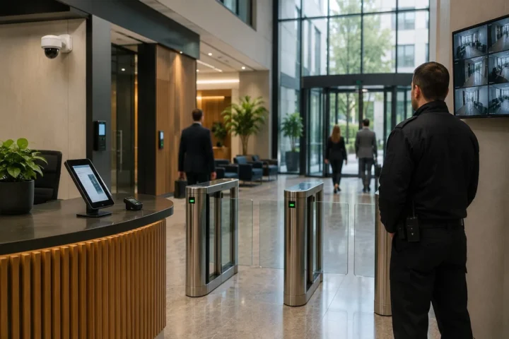 What security do office buildings need in the uk