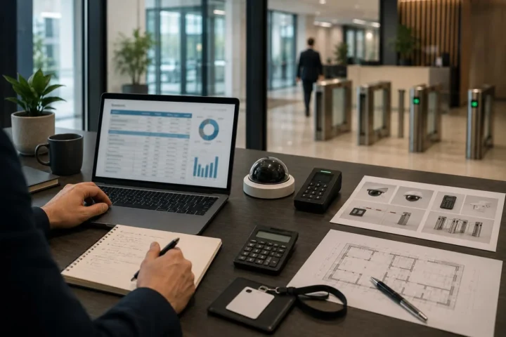 How much does office security cost in the uk