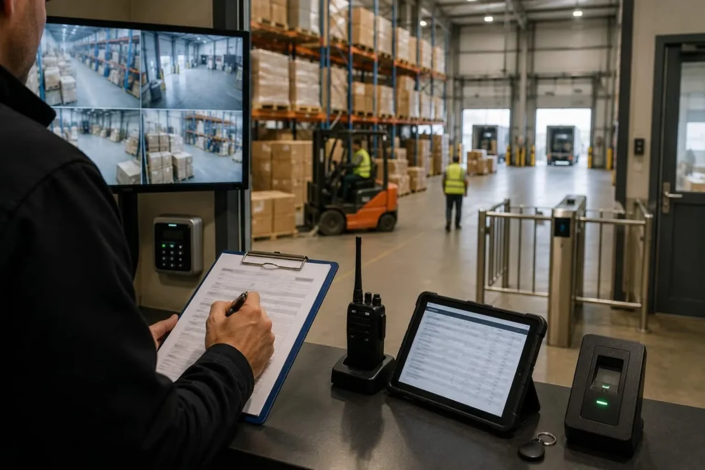 What security compliance should warehouses follow in [city]